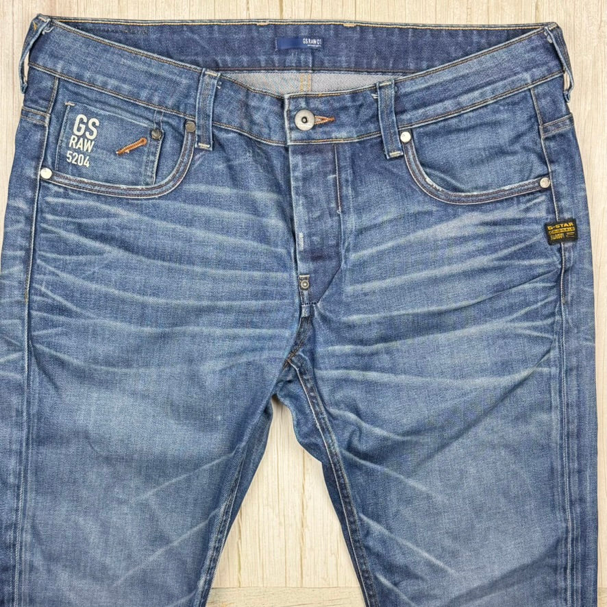 G Star RAW 3301 'Attacc Low Straight' Jeans -Size 36/32