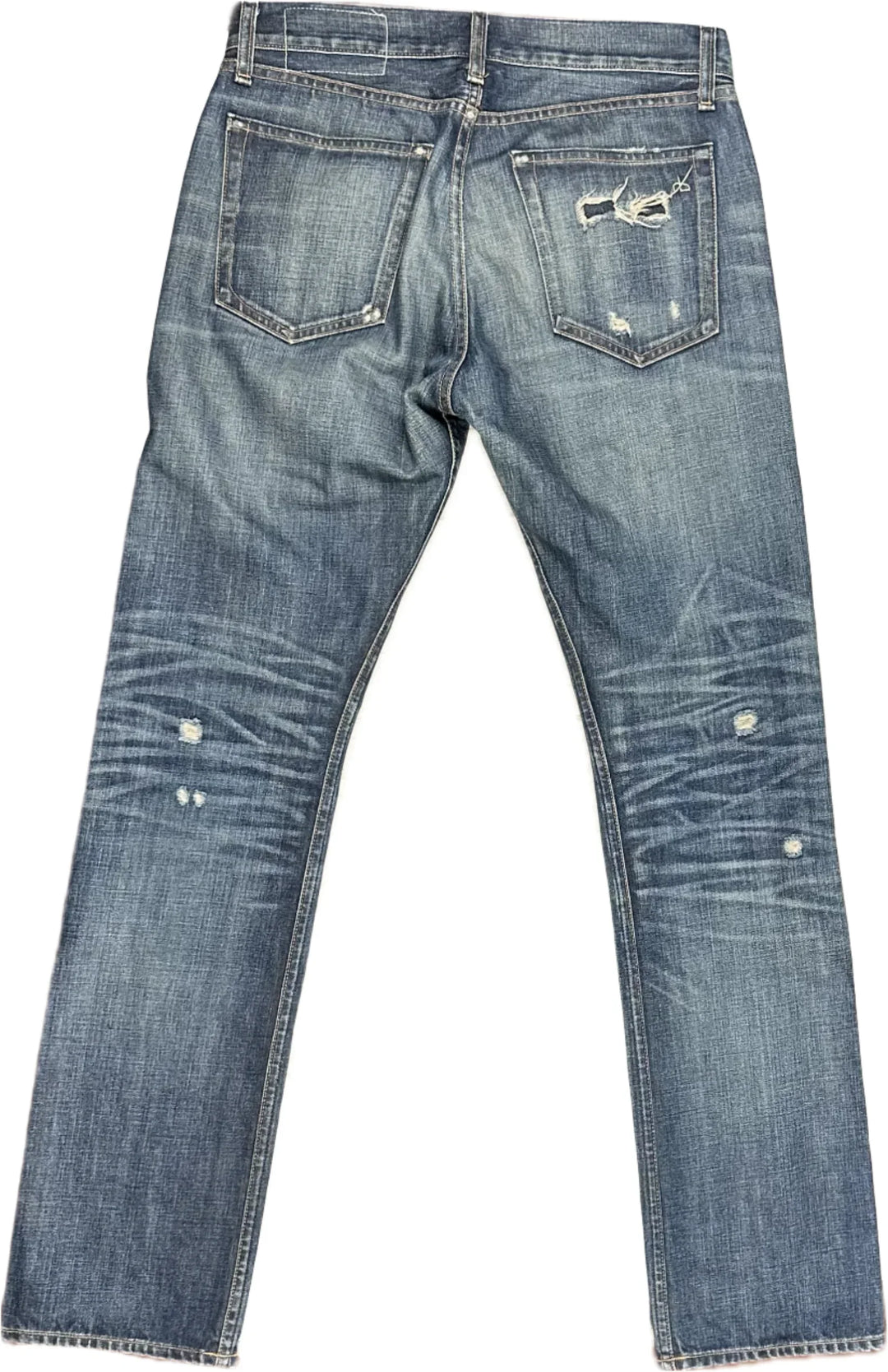 Rag & Bone Mens 'RB 15X' Slim Straight Distressed Jeans - Size 32