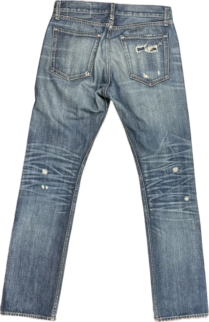 Rag & Bone Mens 'RB 15X' Slim Straight Distressed Jeans - Size 32