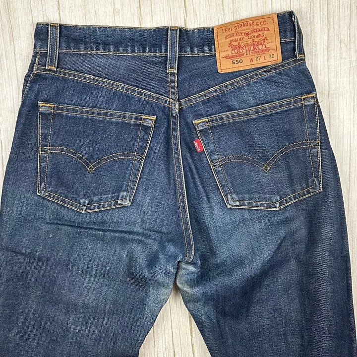 Vintage 90's Aussie Made Levis 550 Bootcut Jeans -Suit Size 6/8