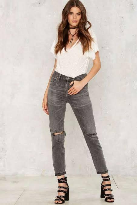 Citizens of Humanity 'Liya' High Rise Classic Crop Jeans - Size 24