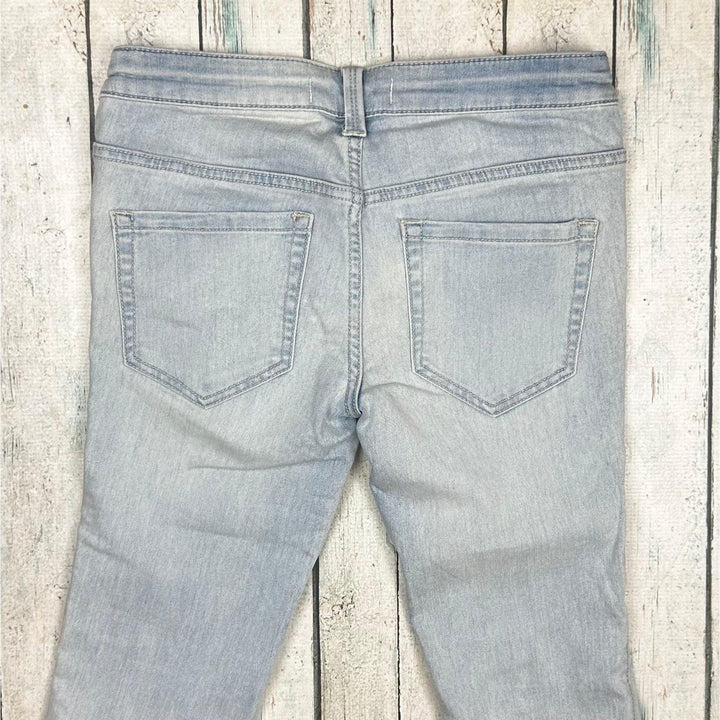 Free People Bell Bottom Low Rise Super Flare Jeans -Size 25" - Jean Pool