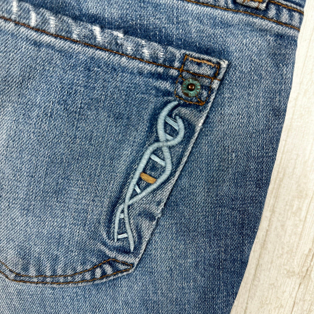 Genetic USA Made Distressed Low Boyfriend Jeans - Size 27