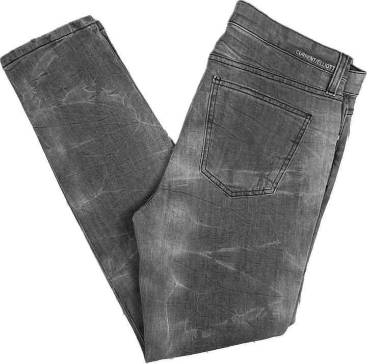 Current/Elliot 'The Ankle Skinny' Tunnel Wash Jeans- Size 32 - Jean Pool