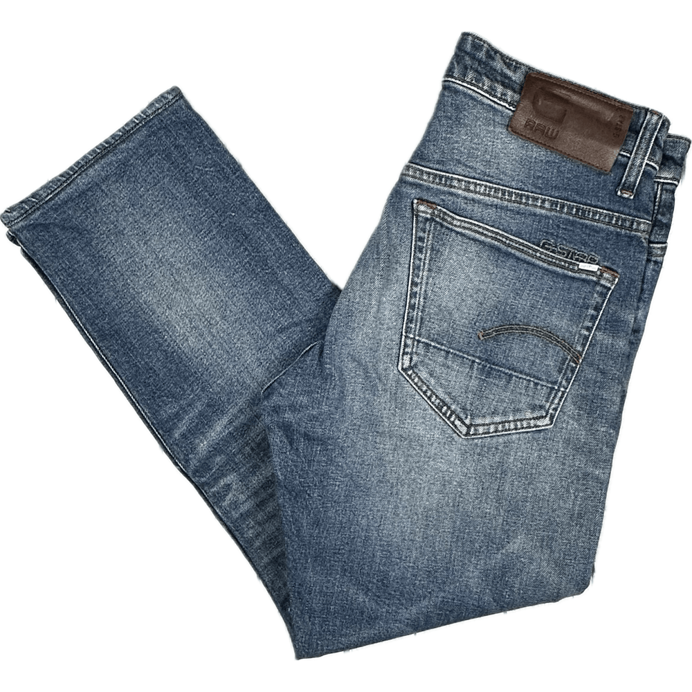 G Star '3301 Tapered' Stretch Mens Jeans -Size 29S - Jean Pool