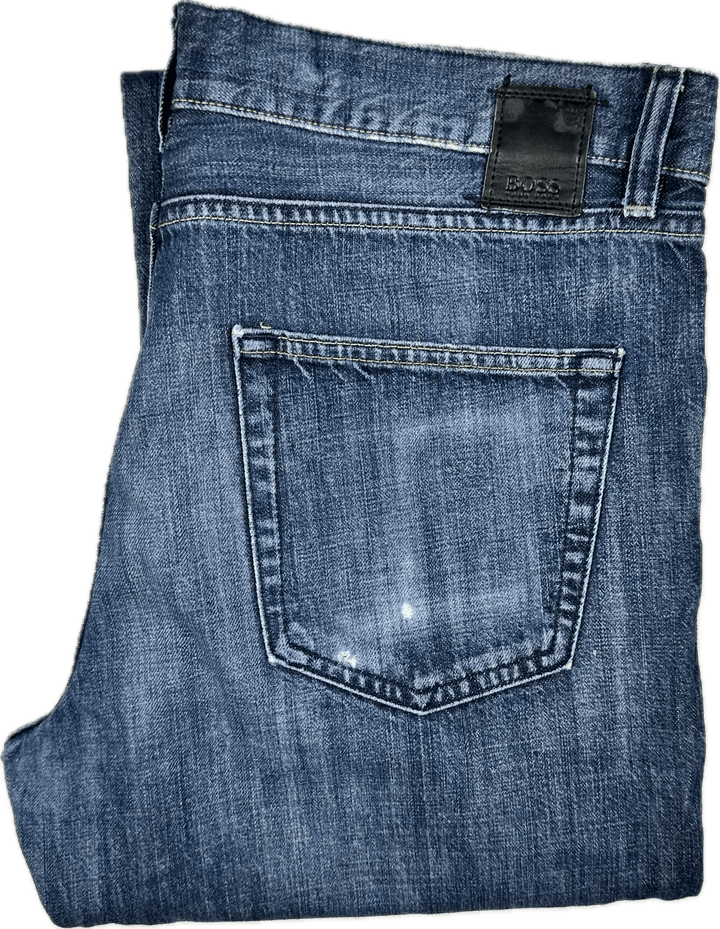 Hugo Boss Men's ;Scout1' Classic Denim Jeans - Size 35 - Jean Pool