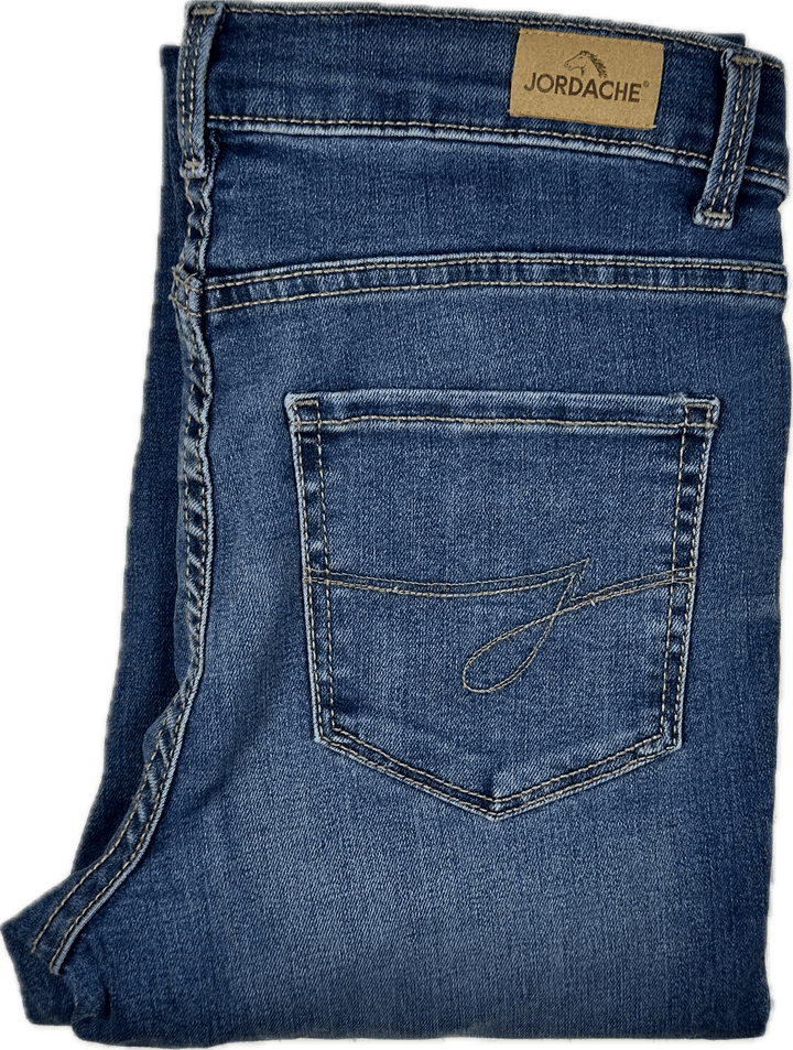 Jordache Girls 'Skinny' Stretch Blue Jeans - Size 14Y - Jean Pool