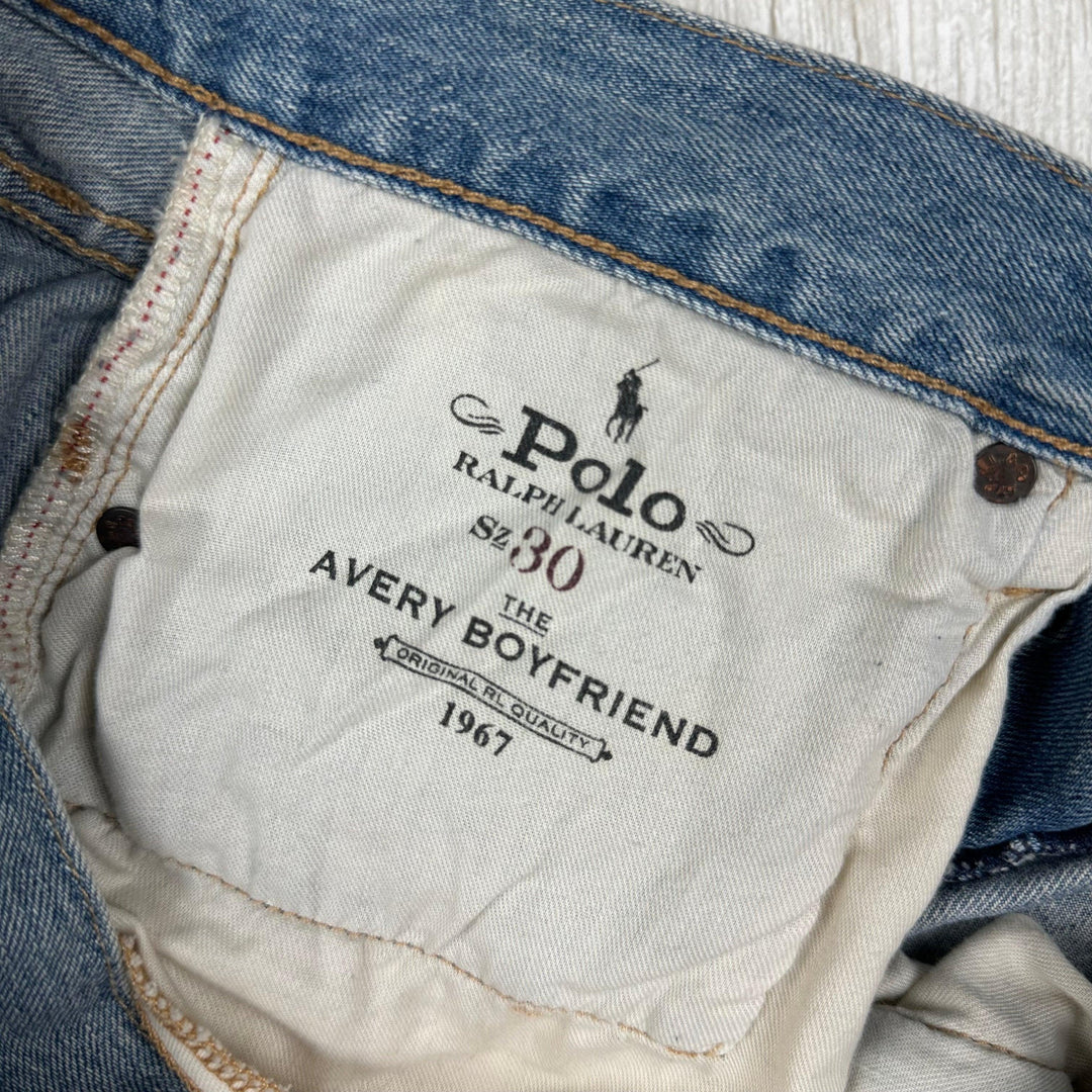 Ralph Lauren 'Avery Boyfriend' Denim Jeans - Size 30