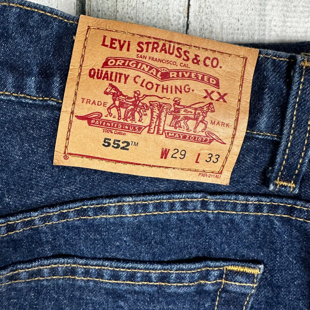 Levis 552 Australian Made Vintage 90 s Denim Boot Flare Jeans Size 1 Jean Pool