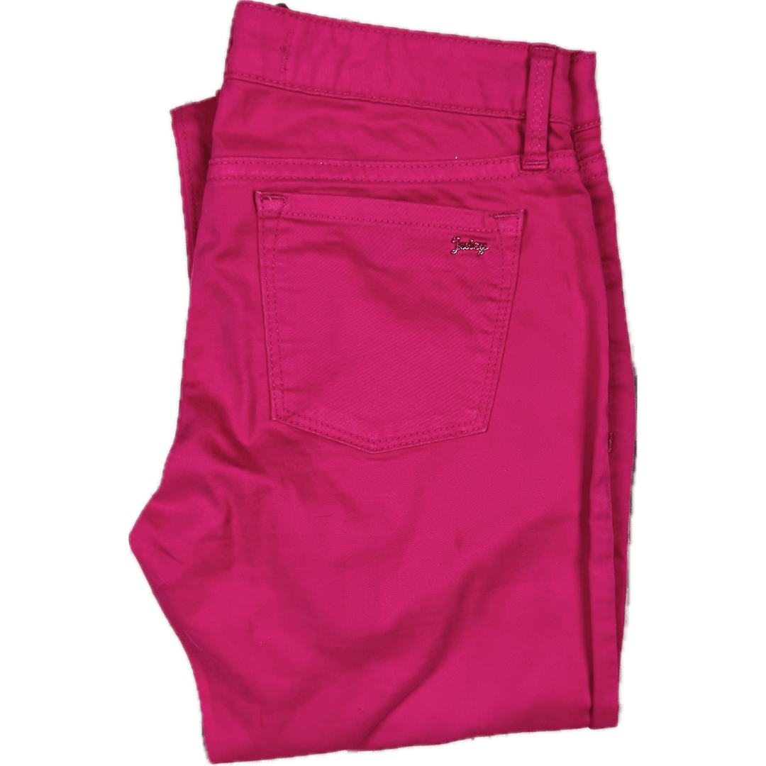 Juicy Couture Hot Pink Stud Pocket Jeans - Size 12 - Jean Pool