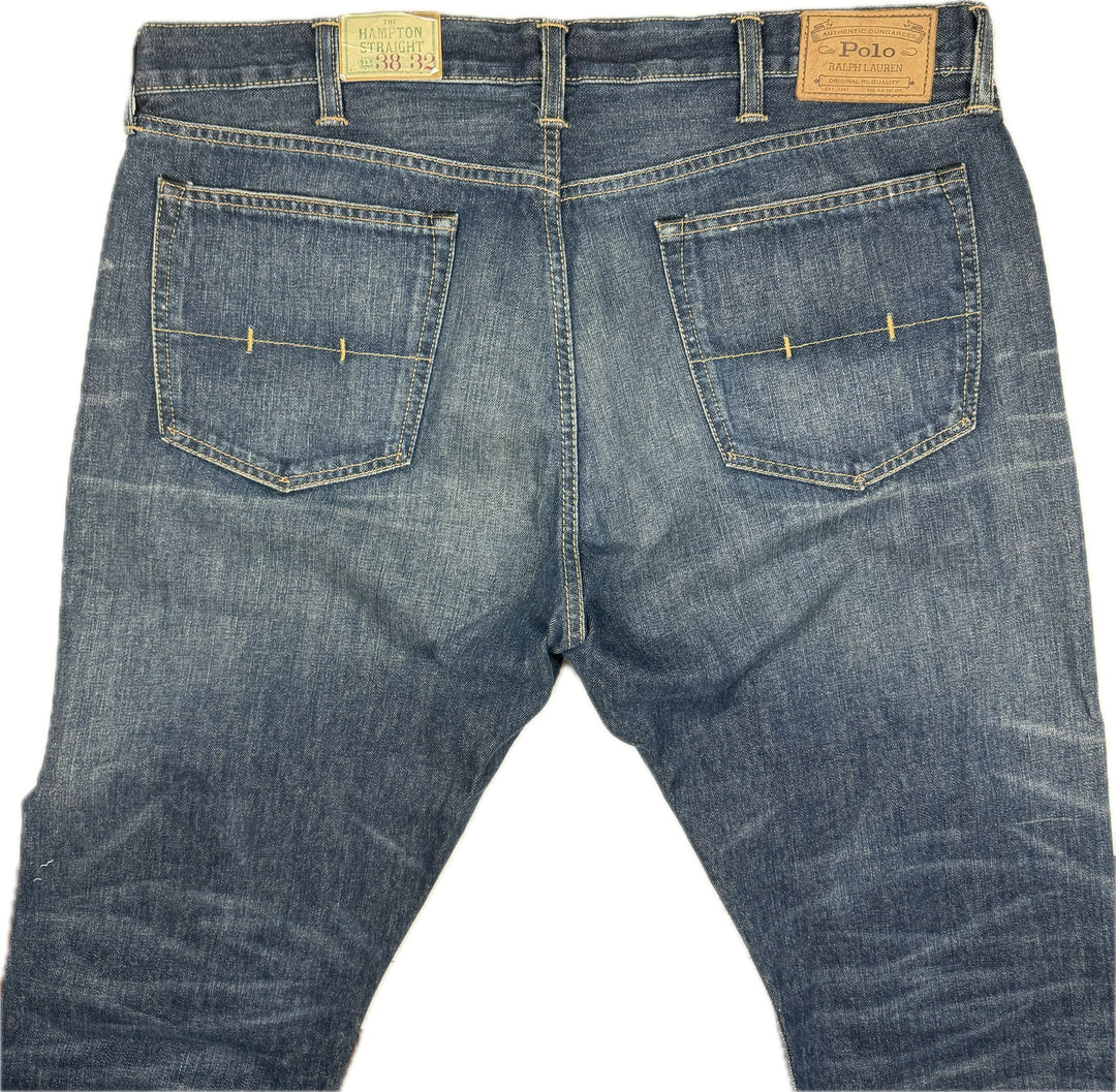 NWT- Polo by Ralph Lauren Men's 'Hampton Straight' Jeans - Size 38S