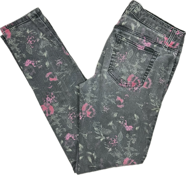 Joes Jeans USA Electric Floral Print Skinny Jeans Size- 30