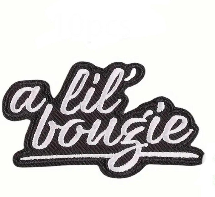 A Lil’ Bougie- Embroidered Patch - Jean Pool