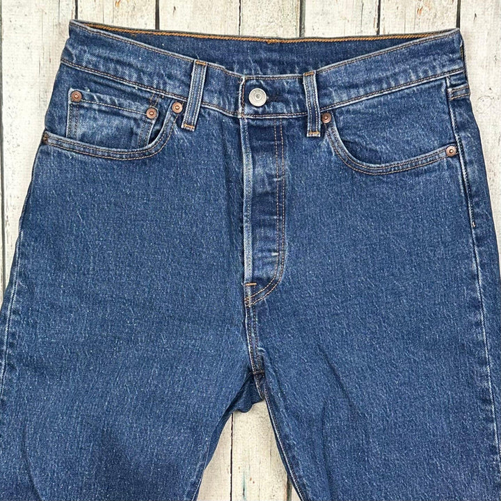 Levis Denim Classic 501 Button Fly Jeans - Size 28/30 - Jean Pool