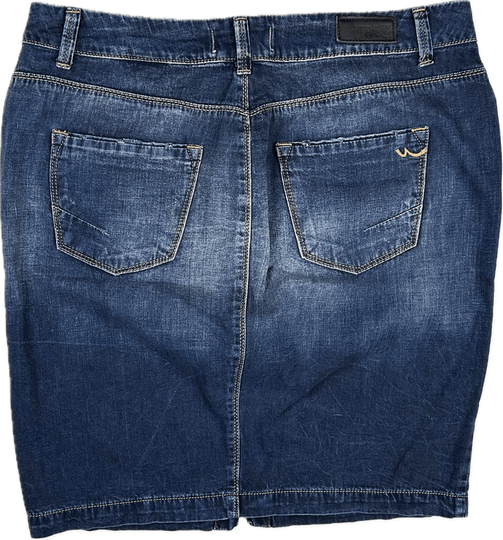 LTB 'Meggie' Pencil Skirt Denim Skirt - Size L - Jean Pool