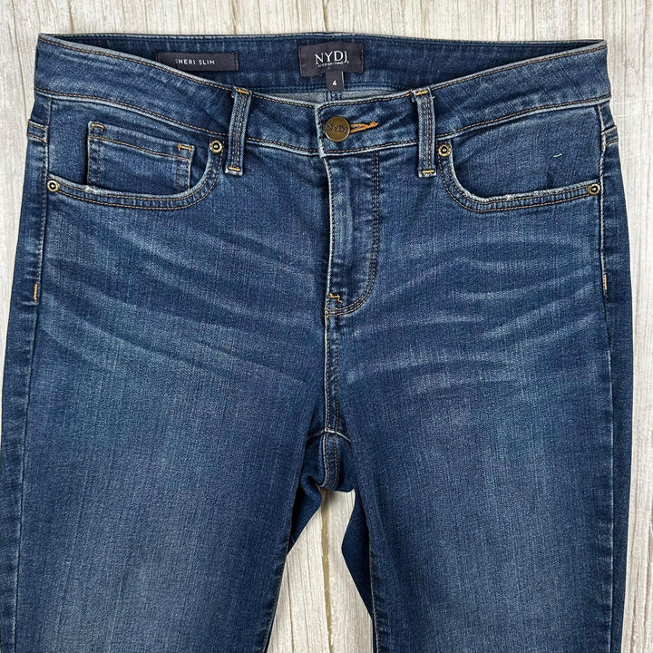 NYDJ 'Sheri Slim ' Raw Hem Jeans-Size  4 US or 8 AU