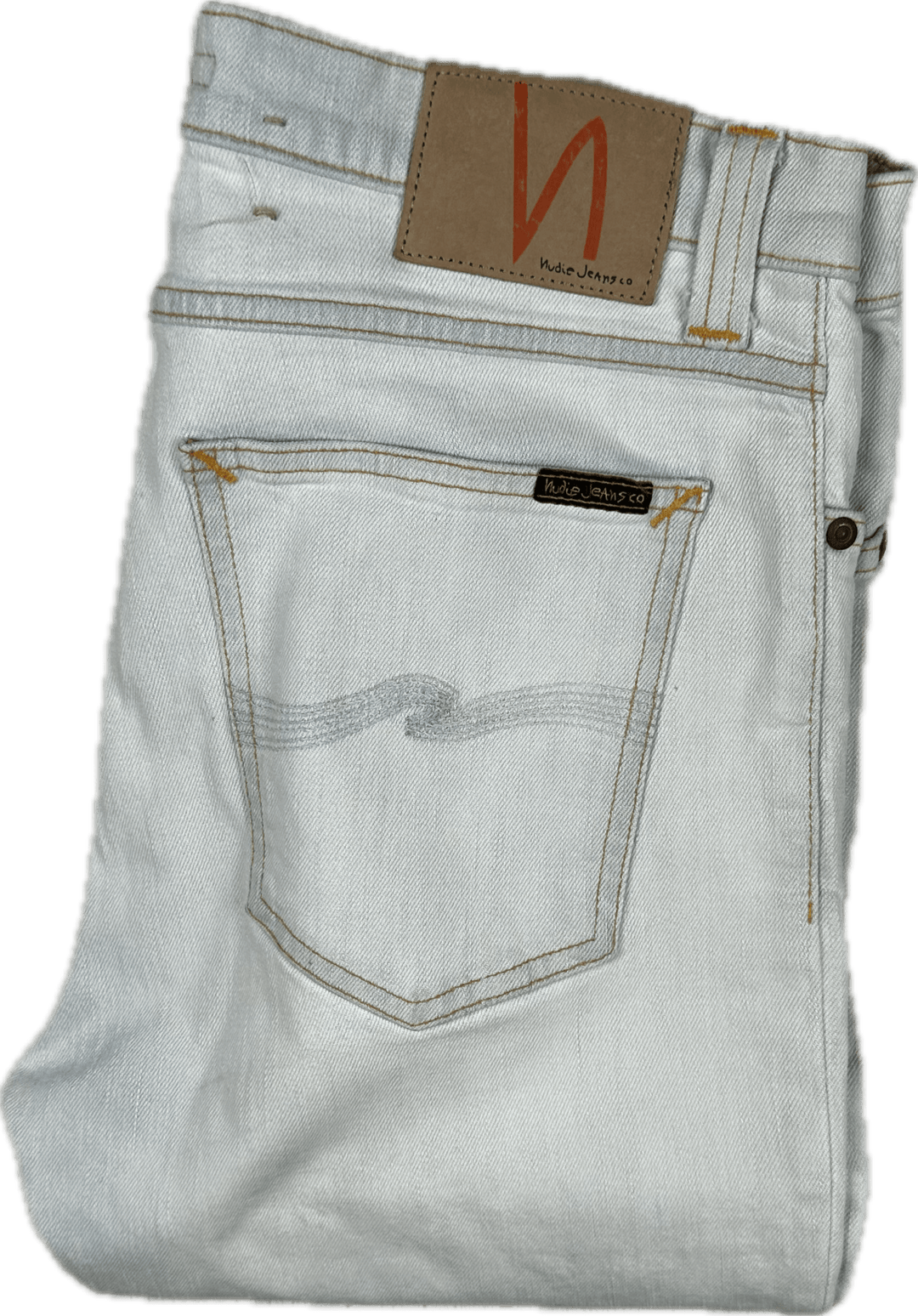 Nudie 'High Kai' Indigo Bleach Wash Jeans- Size 32/34