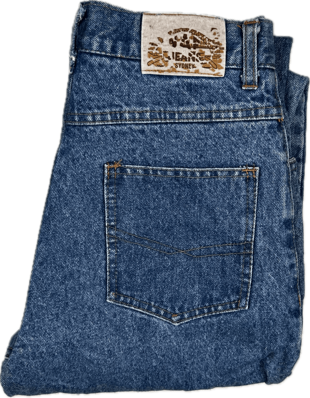 NAF Australian Made Vintage 1980's Loose Tapered Jeans- Suit Size 8 - Jean Pool