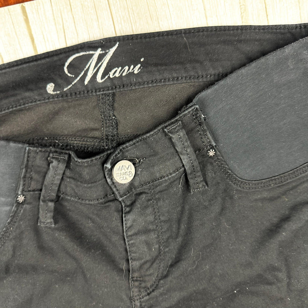 Mavi Black Maternity Stretch Skinny Jeans -Size 30 - Jean Pool