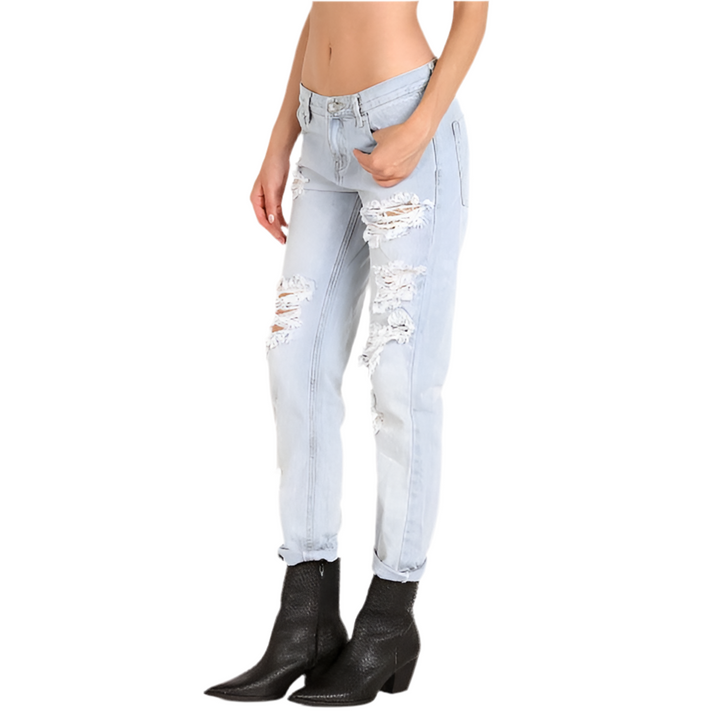 One Teaspoon Ladies Destroyed 'Awesome Baggies' Jeans - Size 24 or 6AU