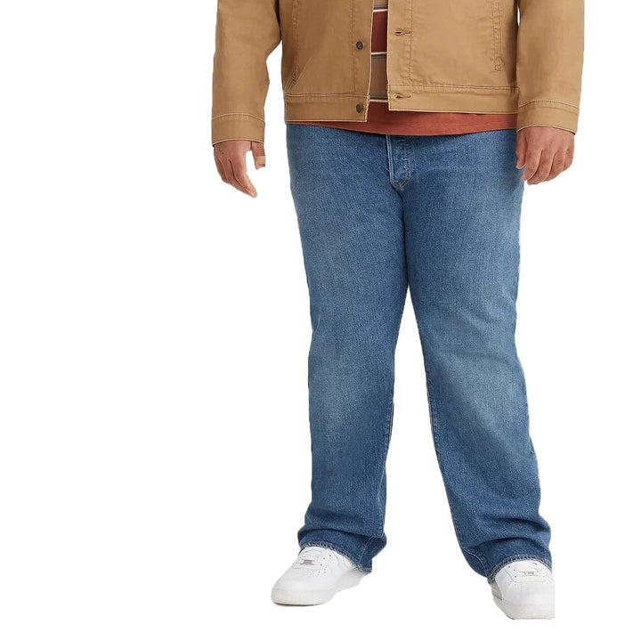 NWT - Levis 501 Big & Tall Classic Button Fly Jeans B&T - Size 54/32