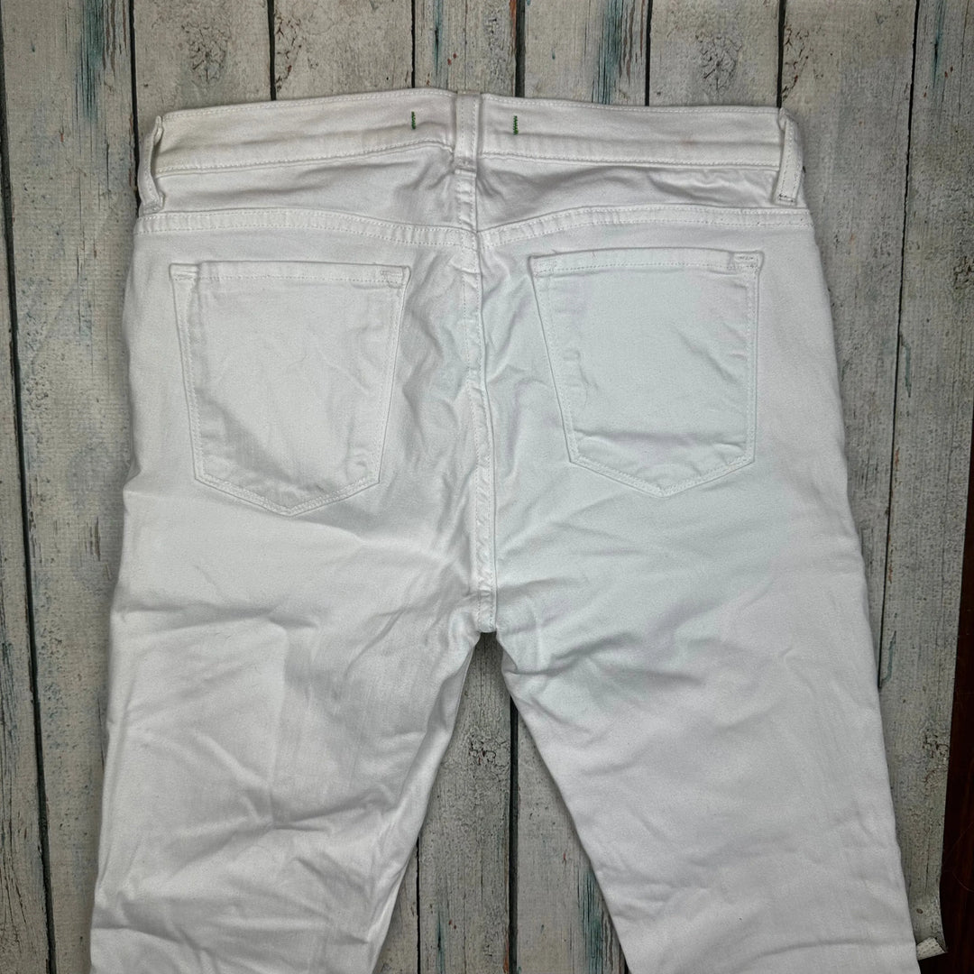 J Brand 'Zoey' Stretch White Zip Jeans- Size 29 - Jean Pool