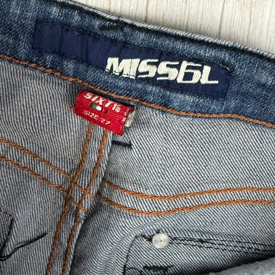 Miss Sixty Low Rise Slim Straight Jeans -Size 27