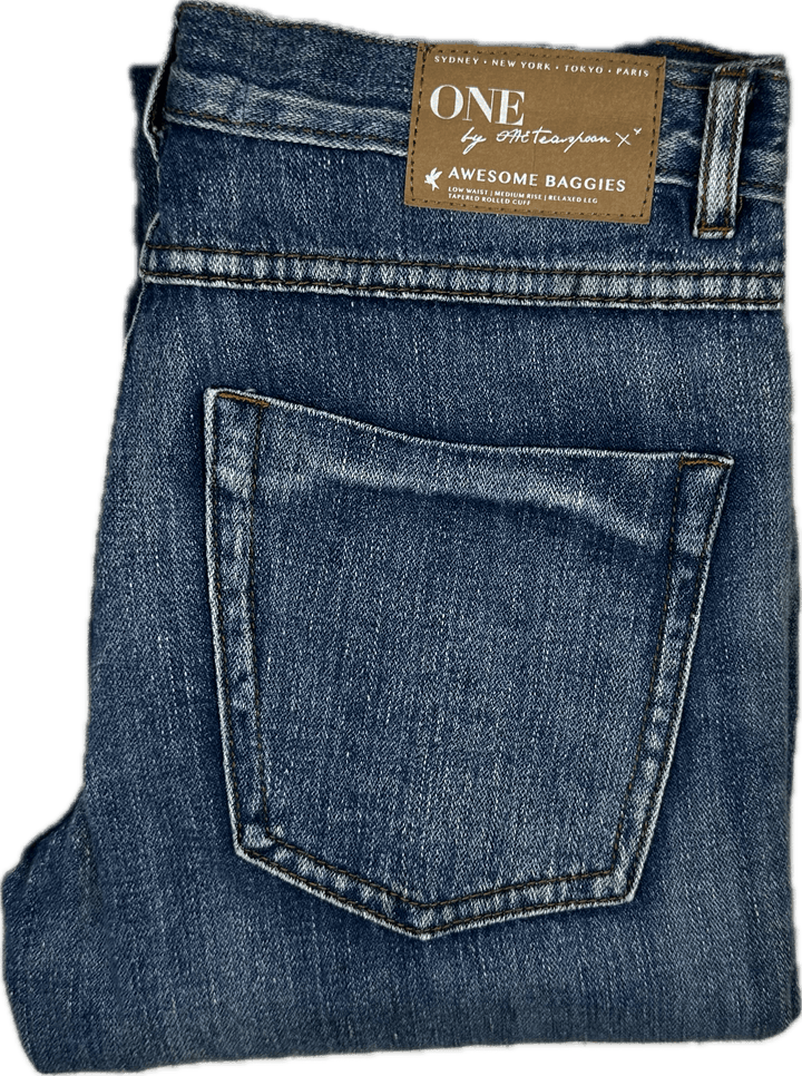 One Teaspoon Ladies Destroyed 'Awesome Baggies' Jeans - Size 24