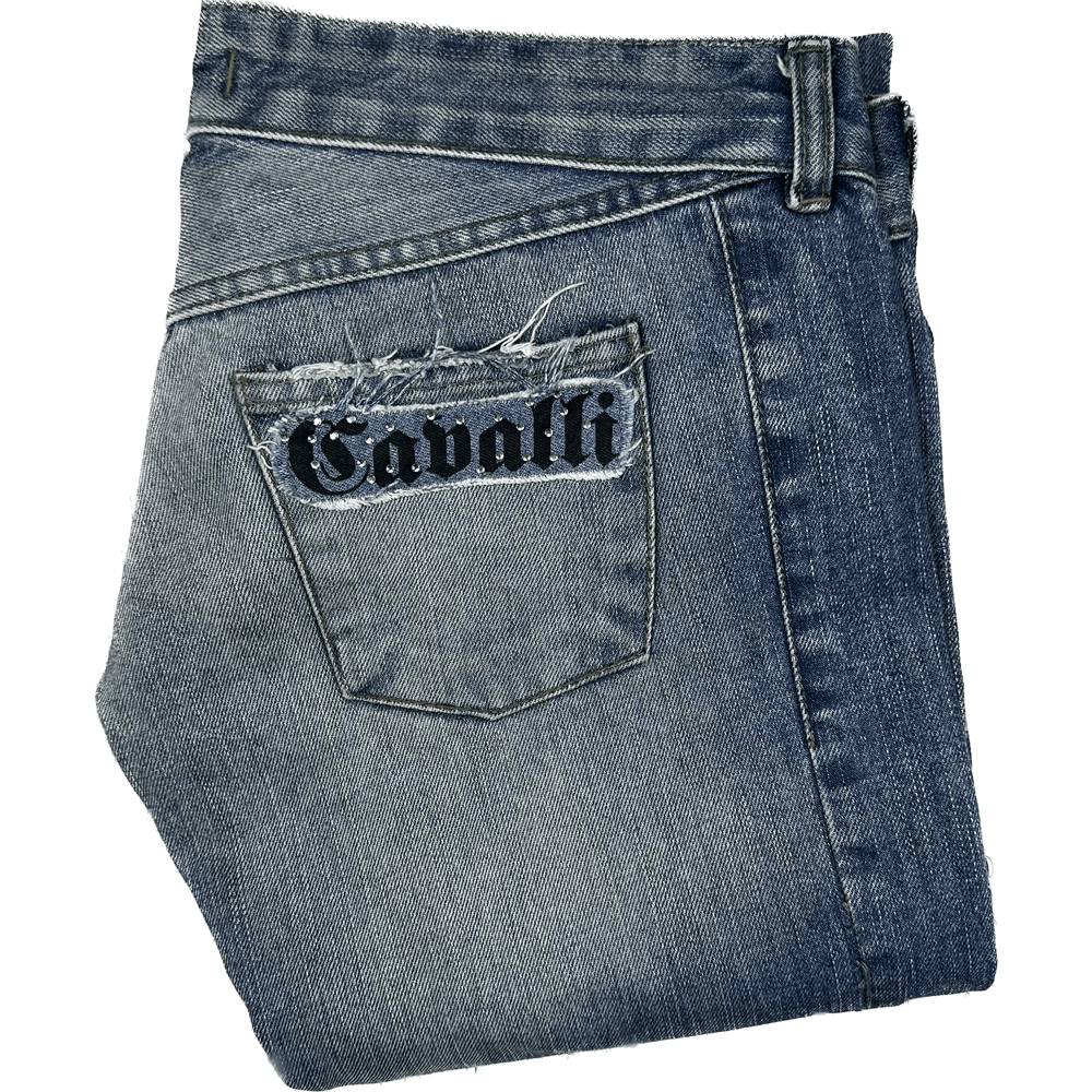 Just Cavalli Italian Ladies Low Rise Bootflare Jeans - Size 28 - Jean Pool