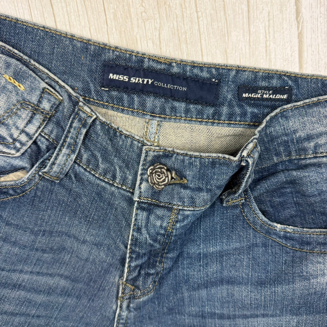 Miss Sixty Low Rise 'Magic Malone' Y2K Jeans -Size 26