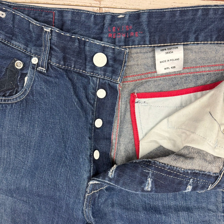 Levis Mens Relaxed Classic Denim Shorts -Size 36