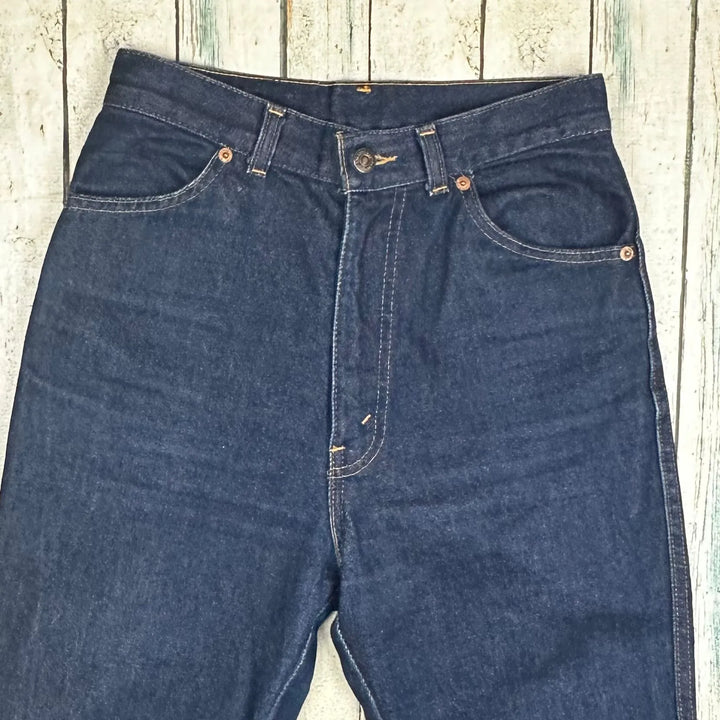 Levis Vintage 1970's Ladies High Rise Flare Denim Jeans -Suit Size 9/10 - Jean Pool