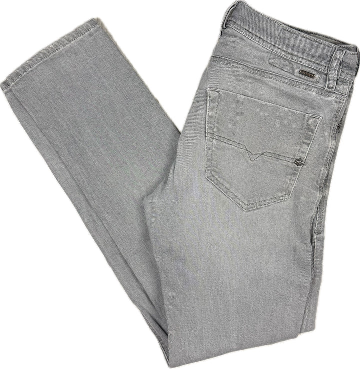 Diesel Mens 'Tepphar' Slim Carrot Grey Jeans - Size 32