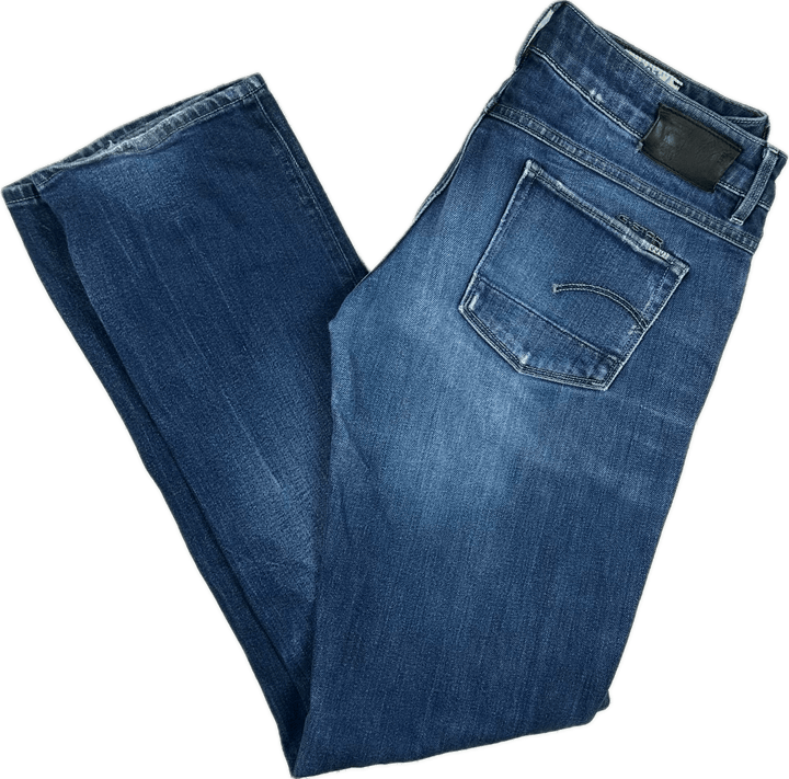 G Star RAW Womens '3301 Straight' Low RiseJeans -Size 29