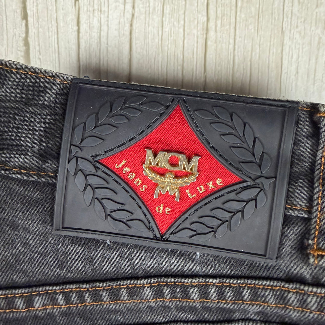 MCM Vintage 1980's Italian High Waist Tapered Jeans- Suit Size 7/8