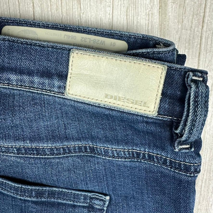 Diesel Ladies 'Belthy- Ankle' Crop Boyfriend Jeans -Size 28