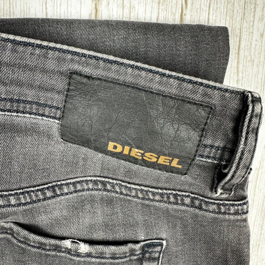 Diesel 'Sleenker-X' Grey Distress Slim Skinny Jeans -Size 34/32