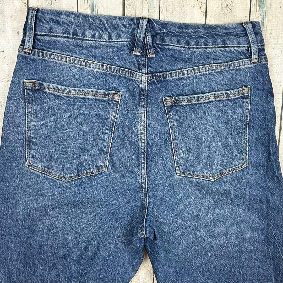 Good American Straight High Rise Jeans- Size 31" - Jean Pool