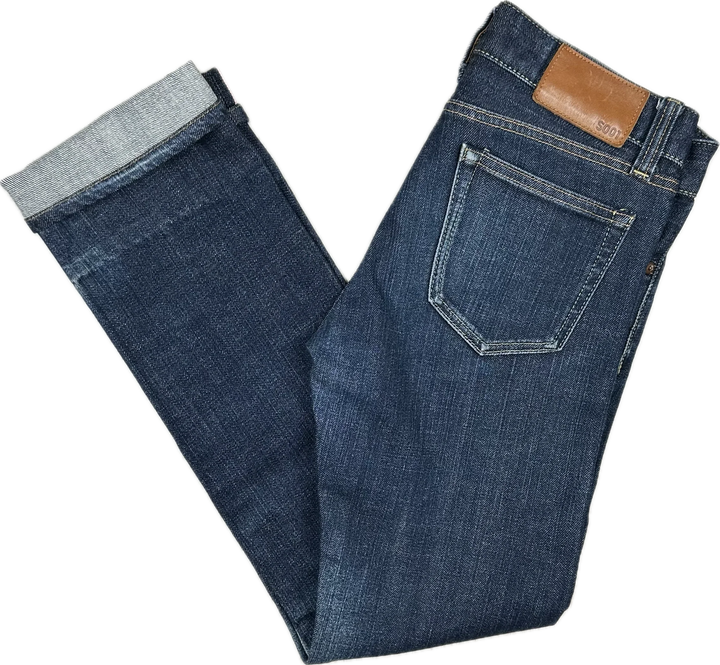 Selvedge Denim Slim Straight UJ Jeans - Suit Size 8/10