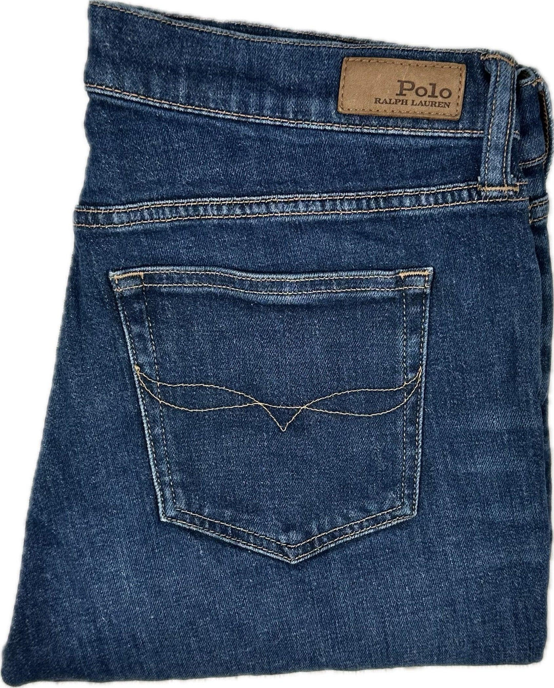 Polo Ralph Lauren Embroidered 'Chrystie' Kick Flare Crop Jeans - Size 30
