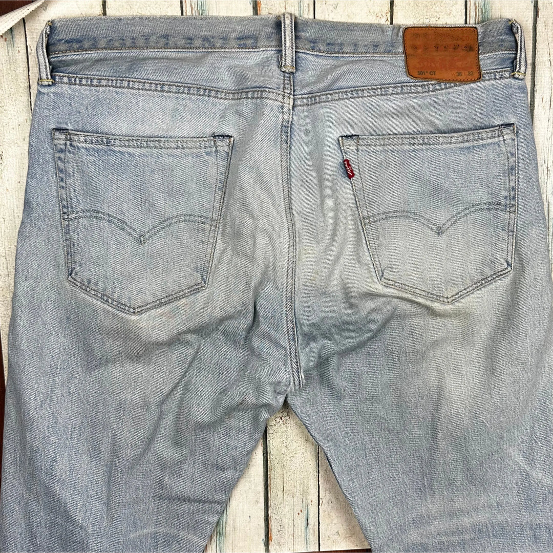 Levis 501 CT Mens Denim Crop Jeans - Size 36 - Jean Pool