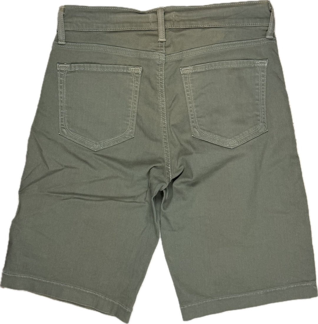 NYDJ - Lift & Tuck Khaki Stretch Shorts -Size 2US suit 6/8AU