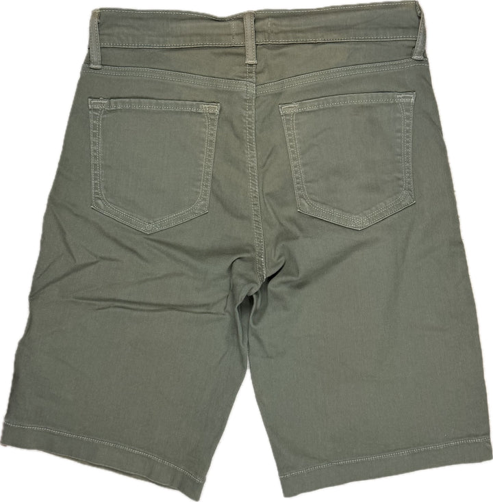NYDJ - Lift & Tuck Khaki Stretch Shorts -Size 2US suit 6/8AU