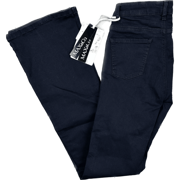 NWT - Max & Co Black High Rise Bootcut Jeans -Size XS - Jean Pool
