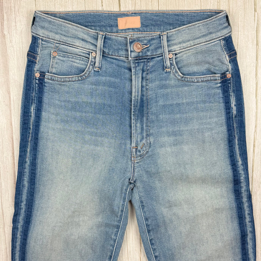 Mother 'The Stunner Zip Ankle Step Fray' Light Kitty Racer Jeans - Size 27