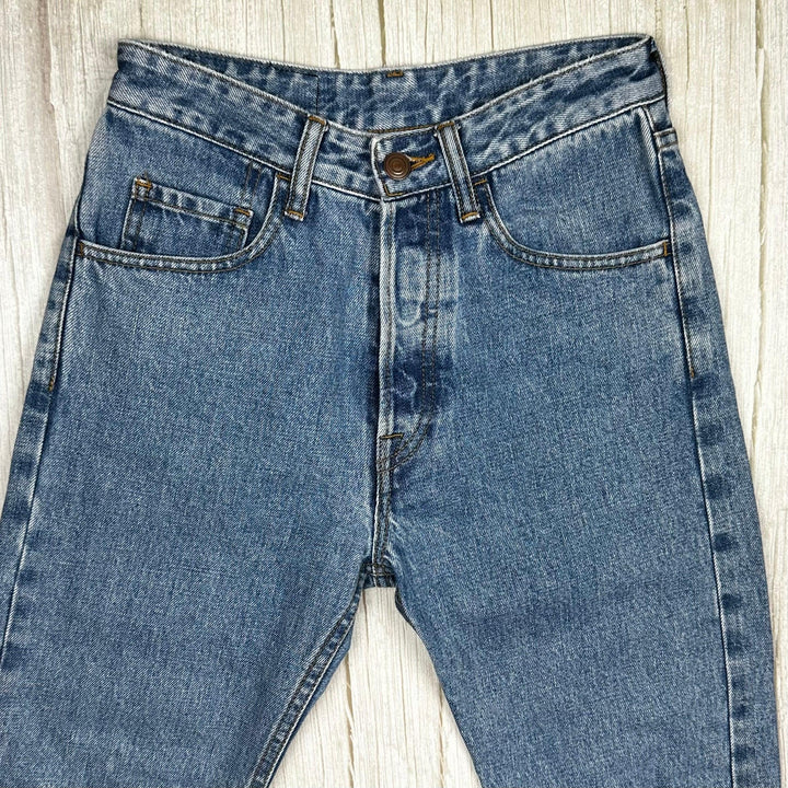 Bassike Made in Japan Crop Flare Jean -Size 24