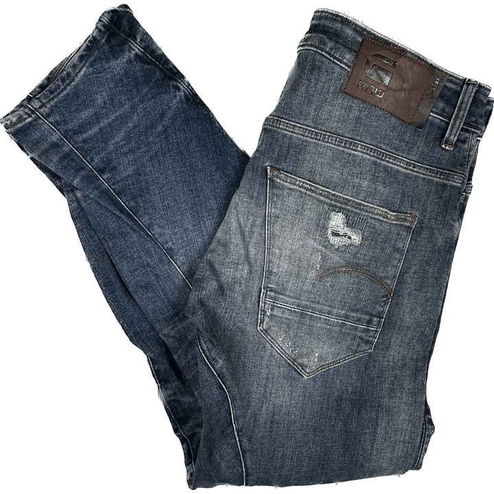 Men's G Star RAW 'Arc 3D Slim' Distressed Jeans -Size 31/30 - Jean Pool