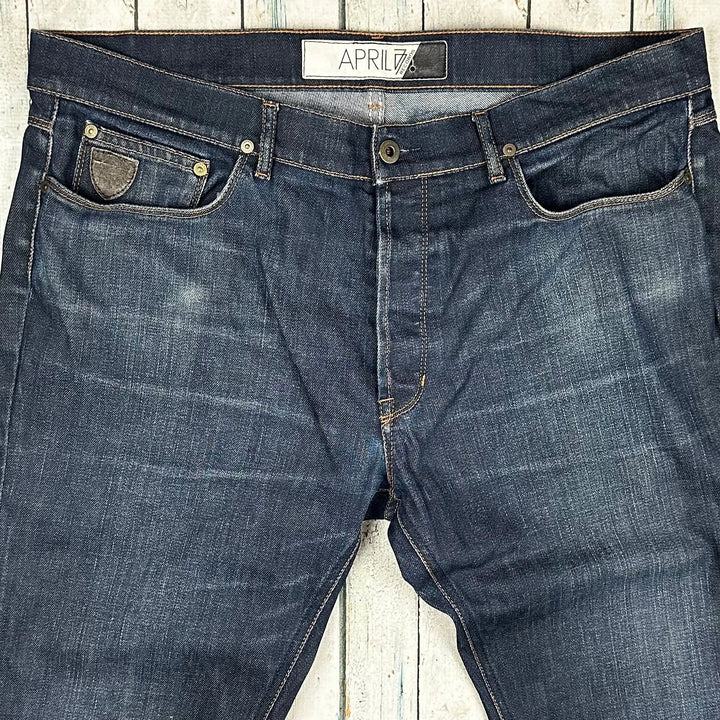 April 77 Overdrive Stage Straight Fit Jeans - Size 34 - Jean Pool