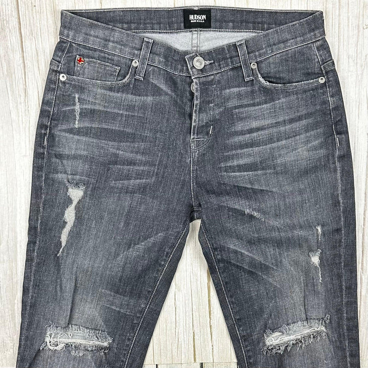 Hudson USA 'Leigh Boyfriend' Distressed Jeans - Size 26