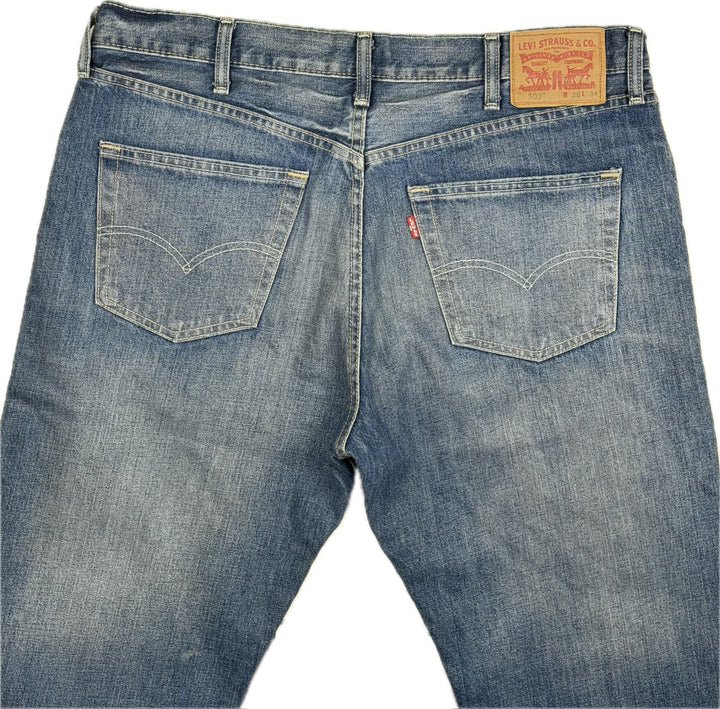 Mens Levis Bootcut 503 Denim Jeans - Size 38S